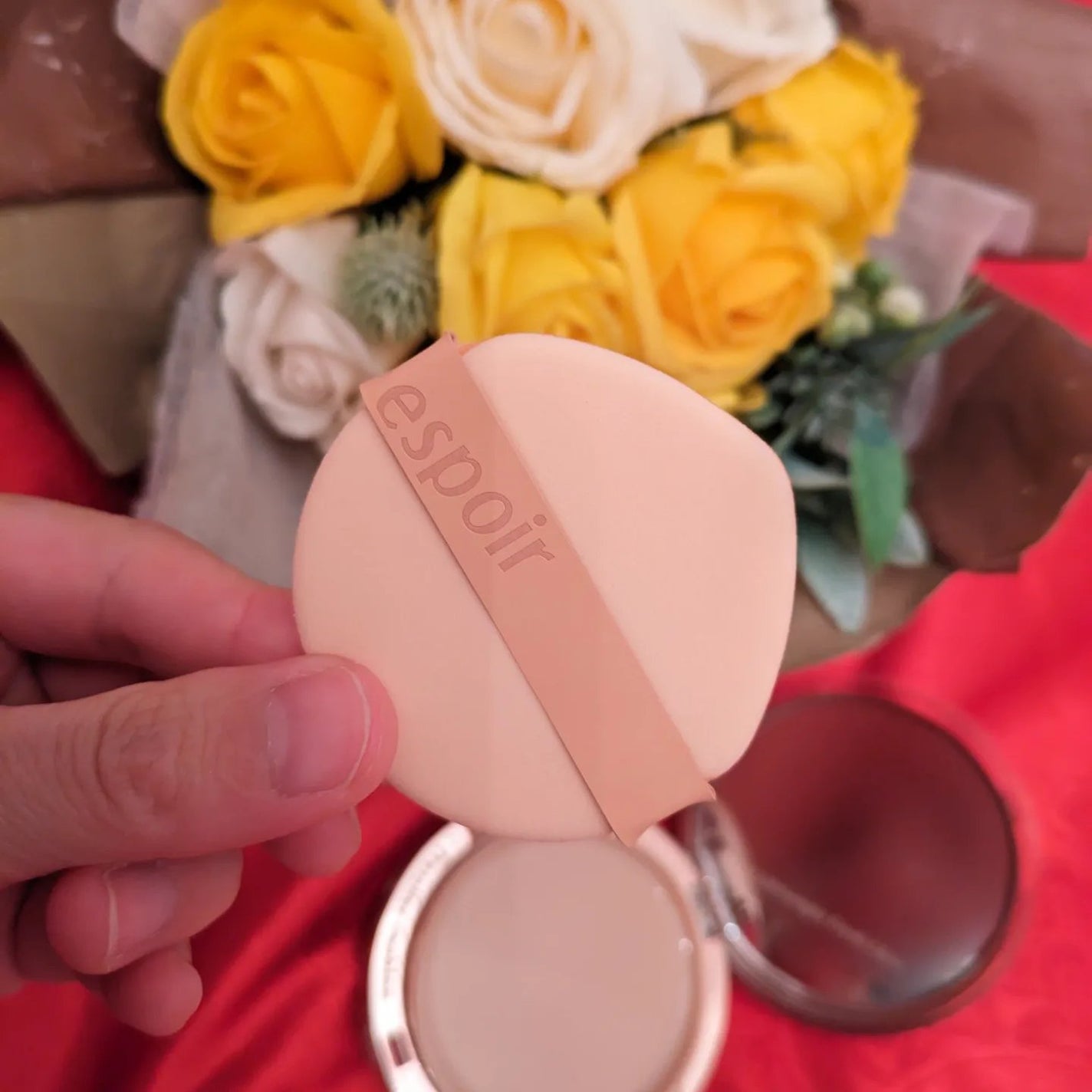 プロテーラービーグロウクッション ニュークラス/espoir/クッションファンデーションを使ったクチコミ(4枚目)