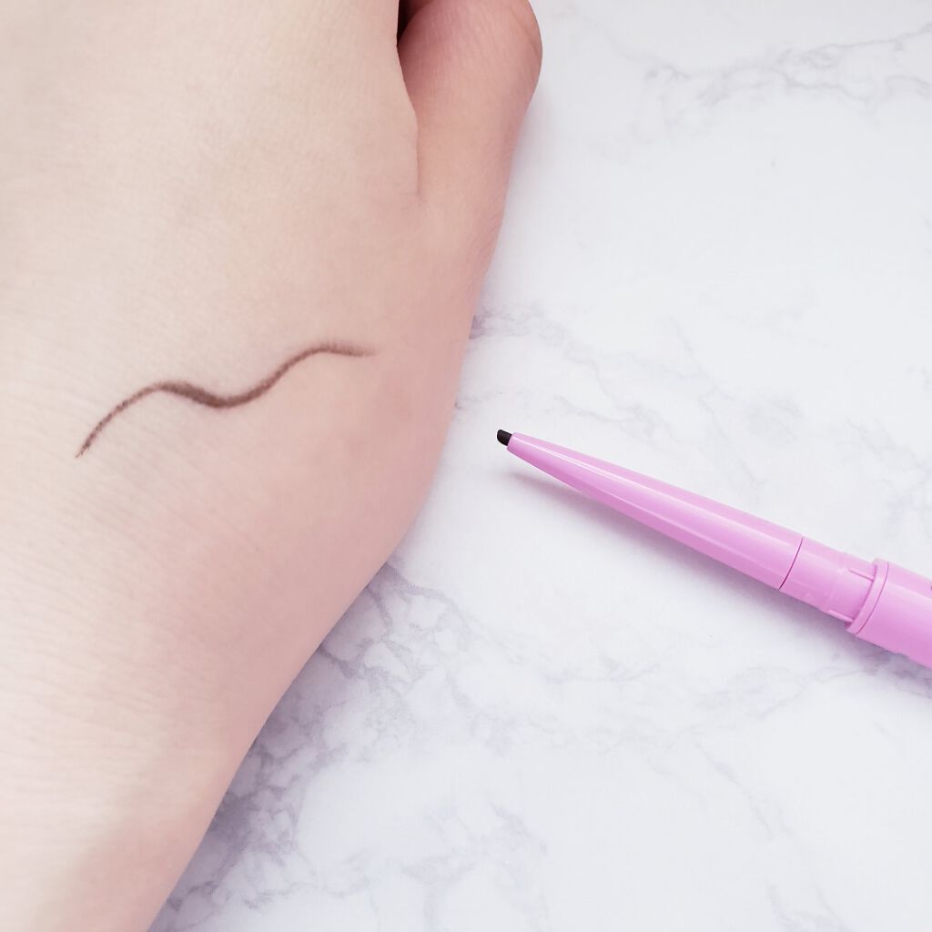 ハイパークリーミーアイライナー ダークブラウン/アイプルーフ/ジェルアイライナーを使ったクチコミ（2枚目）