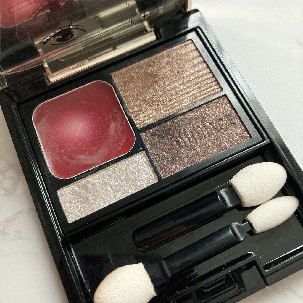 ドラマティックスタイリングアイズD BR725 ミロワールカシス(※限定カラー)/マキアージュ/アイシャドウパレットを使ったクチコミ（1枚目）