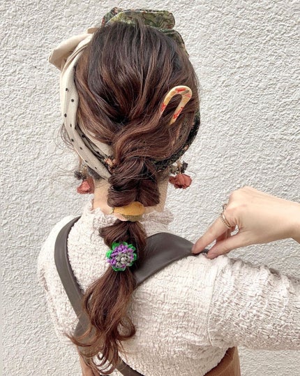 PUバンド/FLORA/ヘアアクセサリーを使ったクチコミ(1枚目)