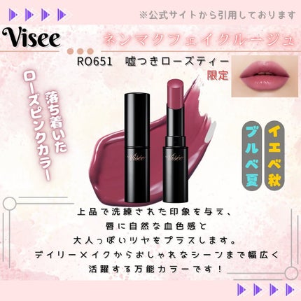 ネンマクフェイク ルージュ/Visée/口紅を使ったクチコミ(9枚目)