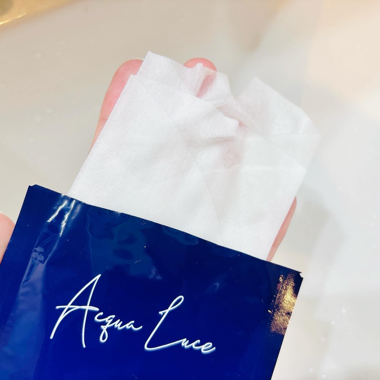 Acqua Luce フェイシャルマスク/日田天領水/シートマスク・パックを使ったクチコミ（3枚目）