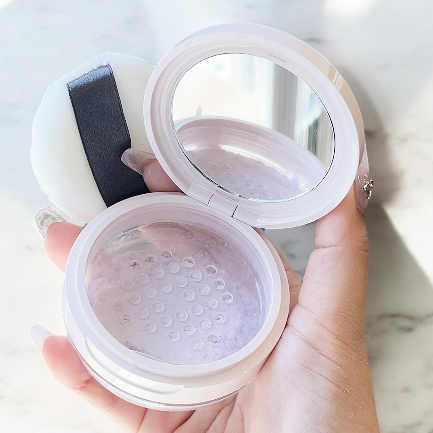 シルキーロングステイ パウダー 02 ラベンダー/ESPRIQUE/ルースパウダーを使ったクチコミ（1枚目）