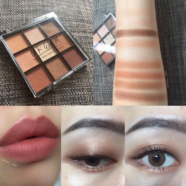 UR GLAM　BLOOMING EYE COLOR PALETTE/U R GLAM/パウダーアイシャドウを使ったクチコミ（2枚目）