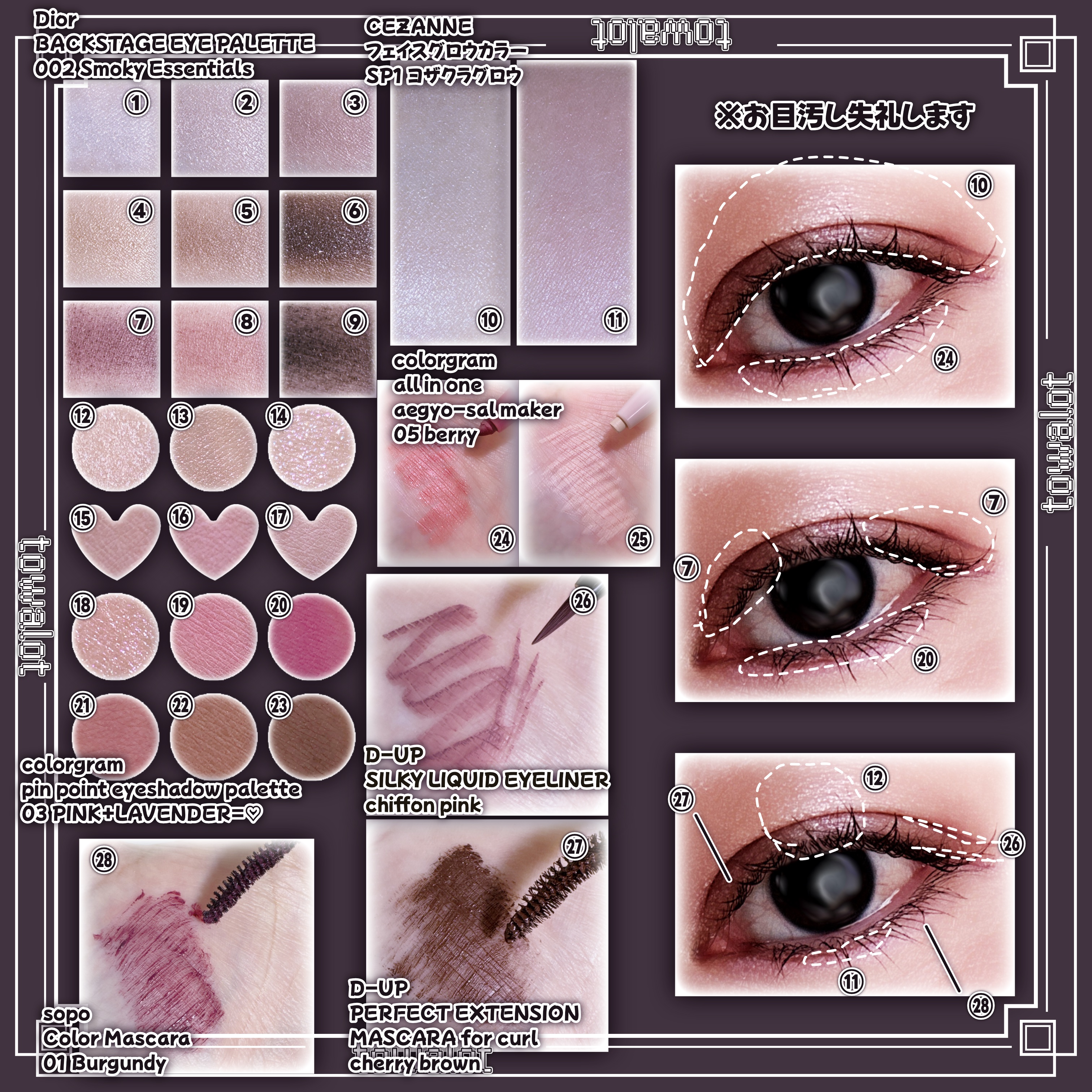 ディオール バックステージ アイ パレット/Dior/アイシャドウパレットを使ったクチコミ（2枚目）