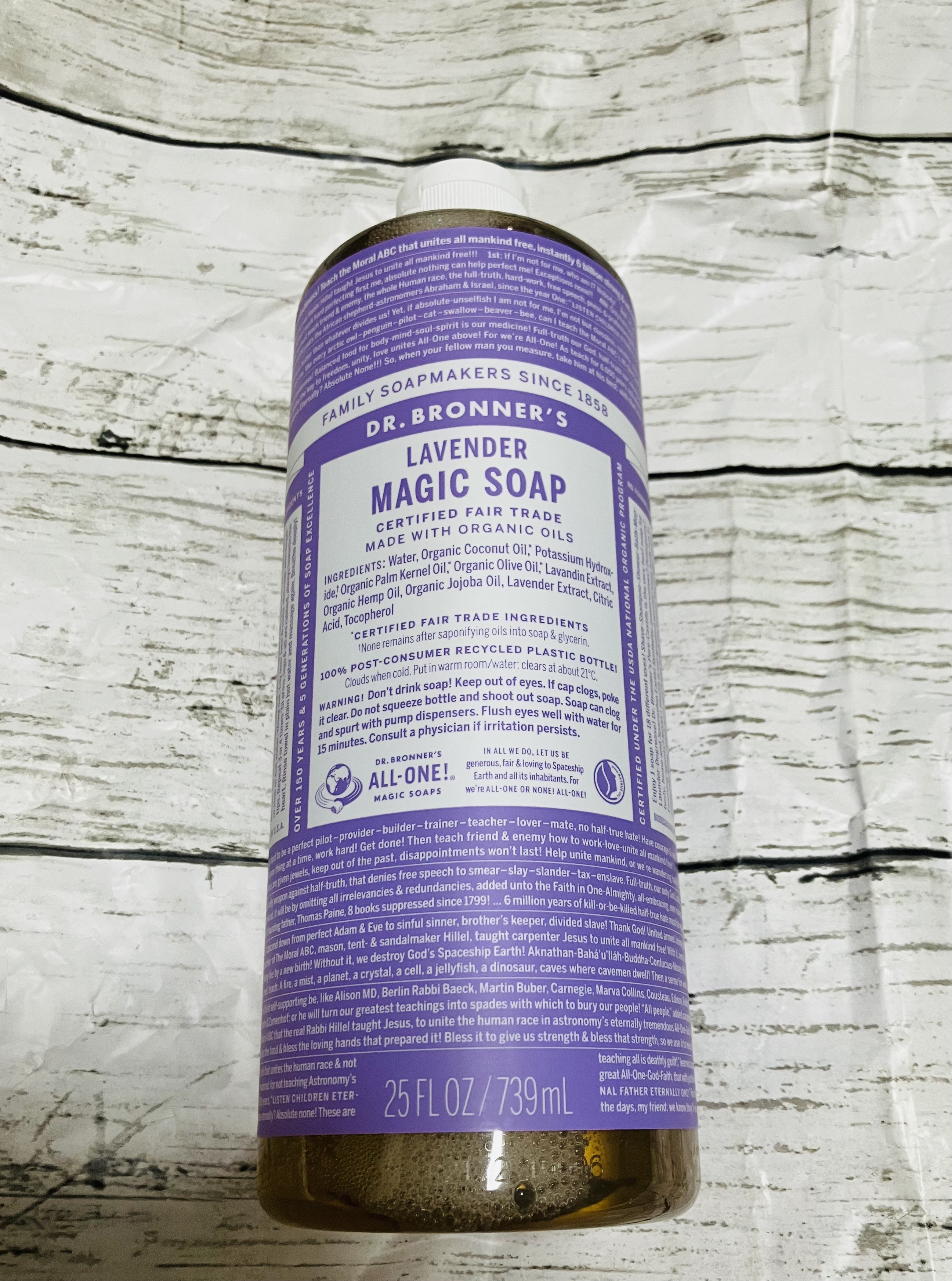 マジックソープ ラベンダー 946ml/ドクターブロナー/ボディソープを使ったクチコミ（1枚目）