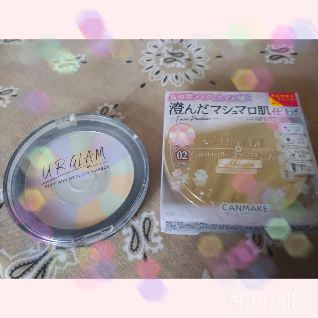 UR GLAM　MARBLE FACE POWDER/U R GLAM/プレストパウダーを使ったクチコミ（1枚目）