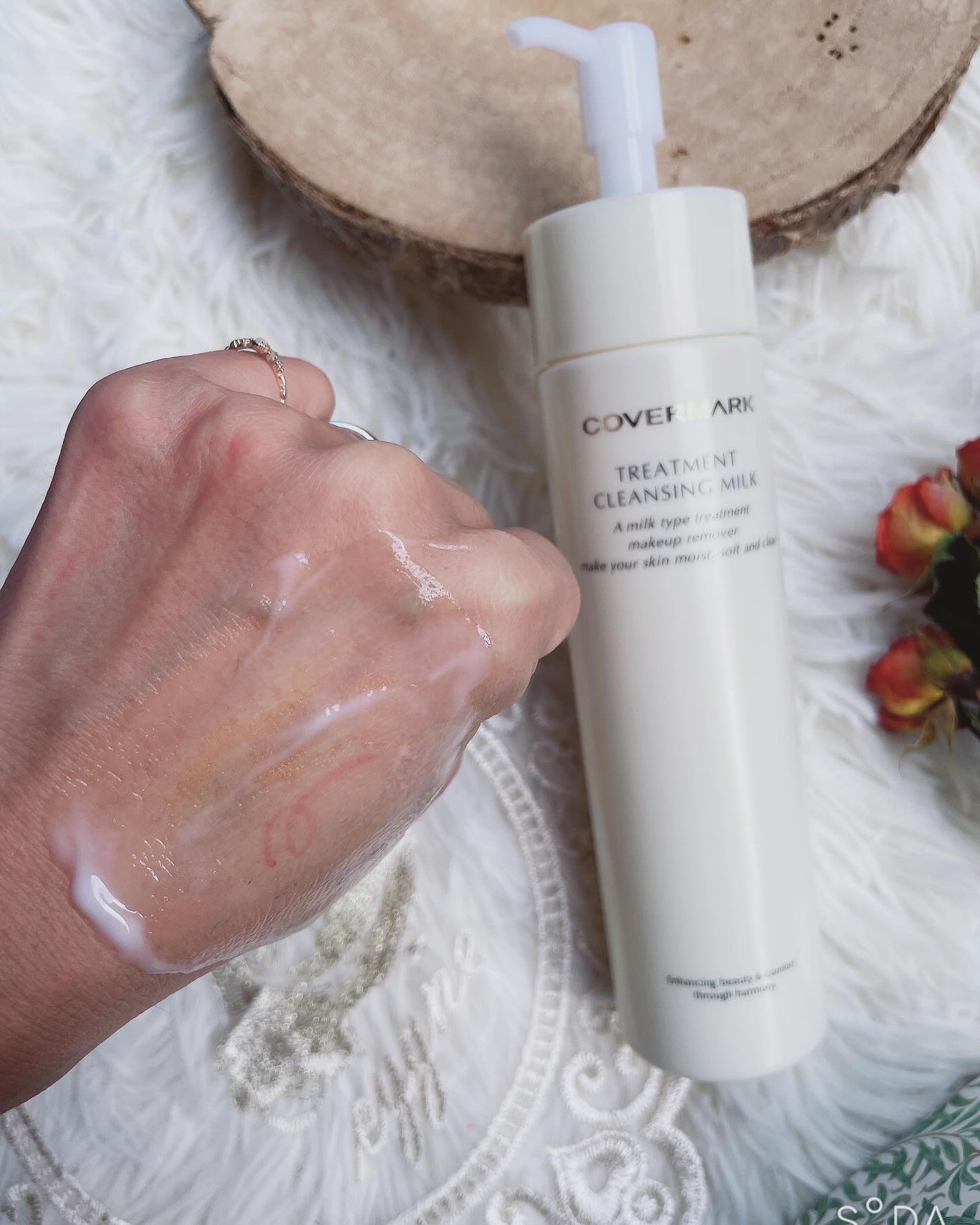 トリートメント クレンジング ミルク/COVERMARK/ミルククレンジングを使ったクチコミ(4枚目)