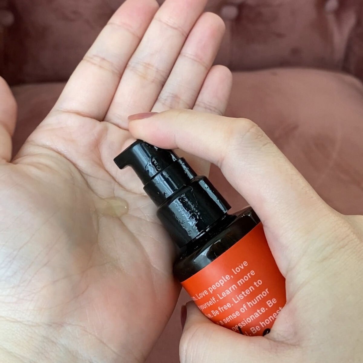 バリアオイル/＆be/フェイスオイルを使ったクチコミ（2枚目）