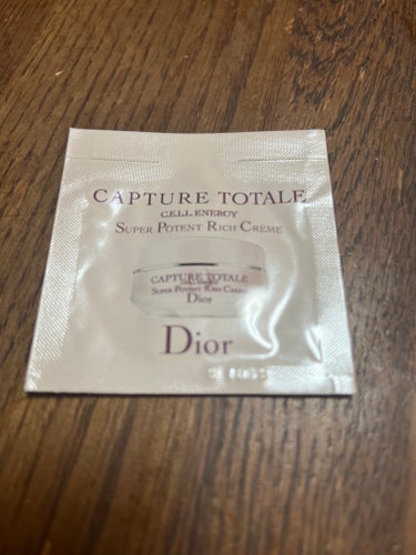 カプチュール トータル セル ENGY リッチ クリーム/Dior/フェイスクリームを使ったクチコミ（1枚目）