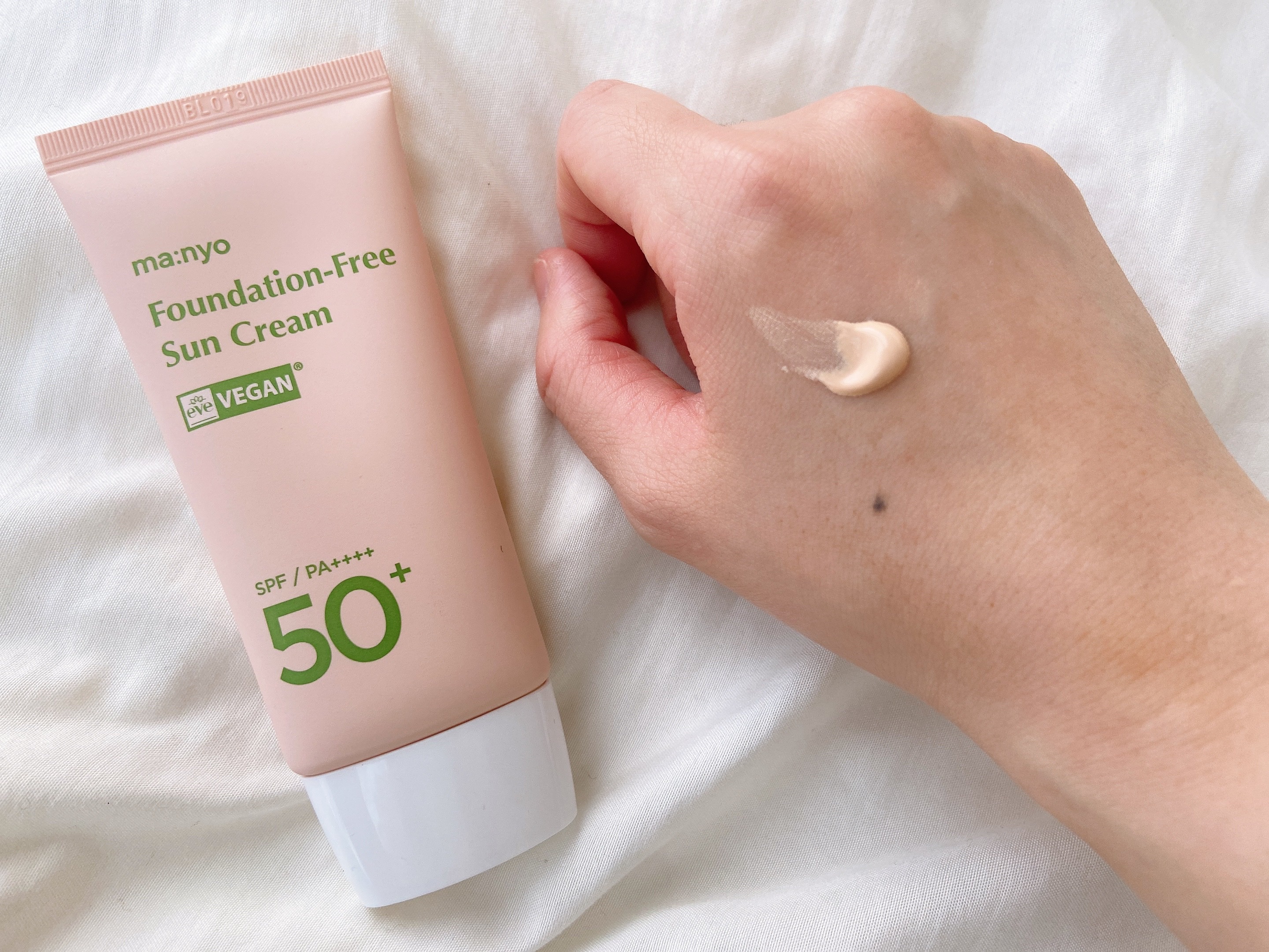 ファンデフリー サンクリーム/manyo/日焼け止めクリームを使ったクチコミ（3枚目）