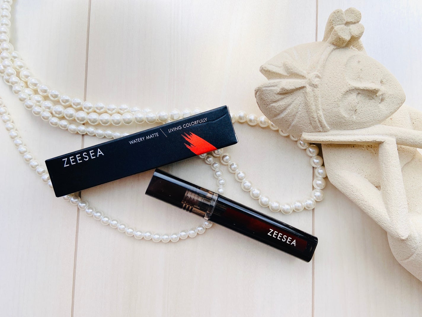 ウォータリーマットリップグロス/ZEESEA/リップグロスを使ったクチコミ(2枚目)