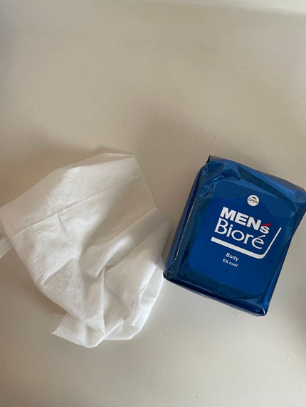 ボディシート 極冷感タイプ/メンズビオレ/ボディシートを使ったクチコミ(3枚目)