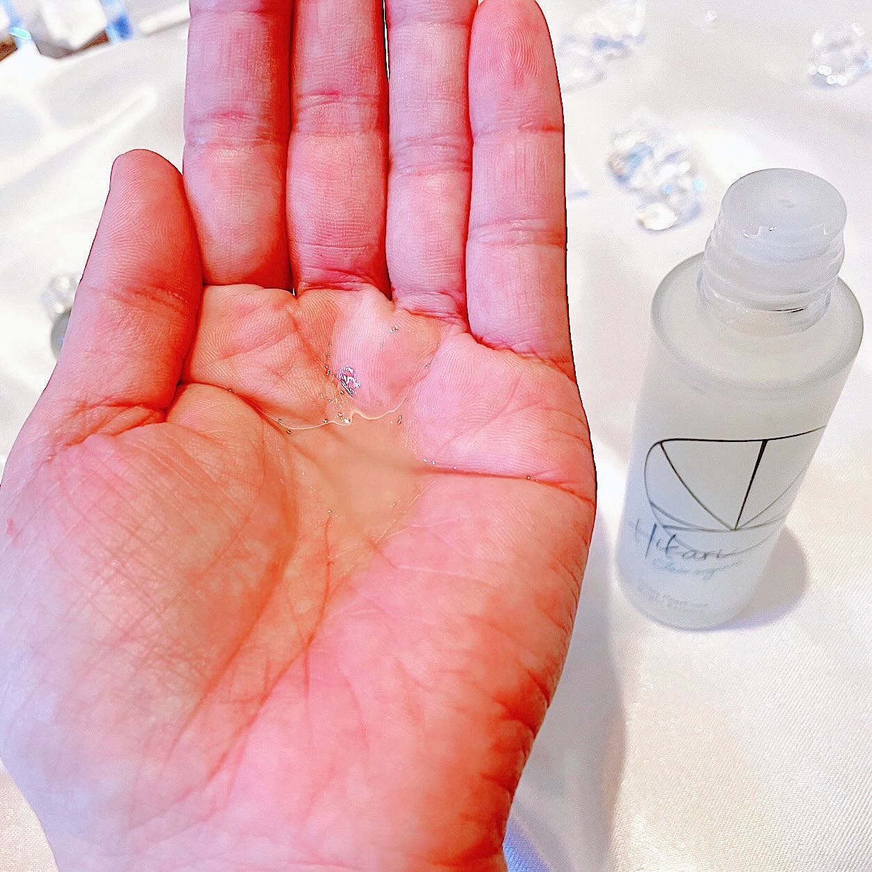 クリアパールワン ブライトエッセンス/HIKARI CLEAR オーガニック/美容液を使ったクチコミ（3枚目）