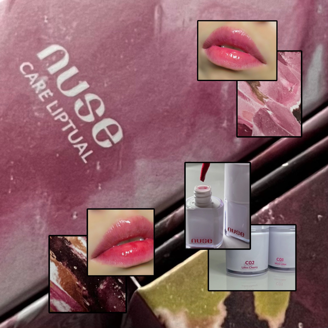 ケアリップチュアル C02 リリースチェリー  /nuse/口紅を使ったクチコミ（1枚目）