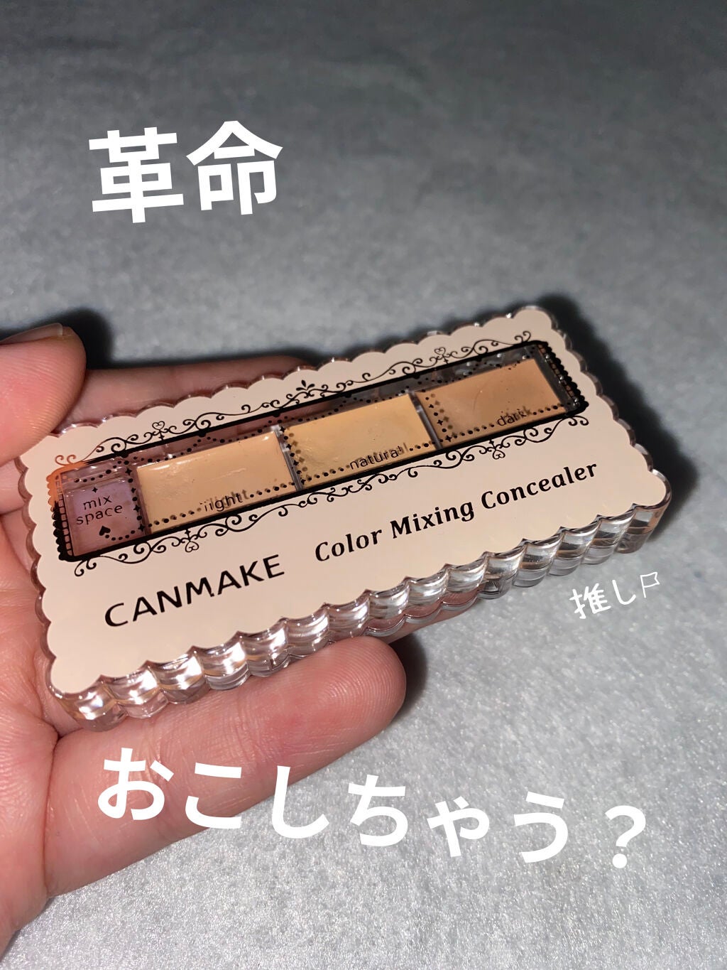 カラーミキシングコンシーラー/キャンメイク/パレットコンシーラーを使ったクチコミ(1枚目)