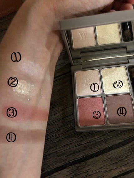 インザミラーアイパレット/Ririmew/アイシャドウパレットを使ったクチコミ(4枚目)