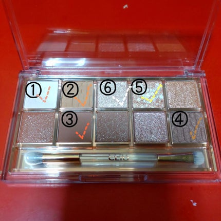 プロ アイ パレット/CLIO/アイシャドウパレットを使ったクチコミ(2枚目)