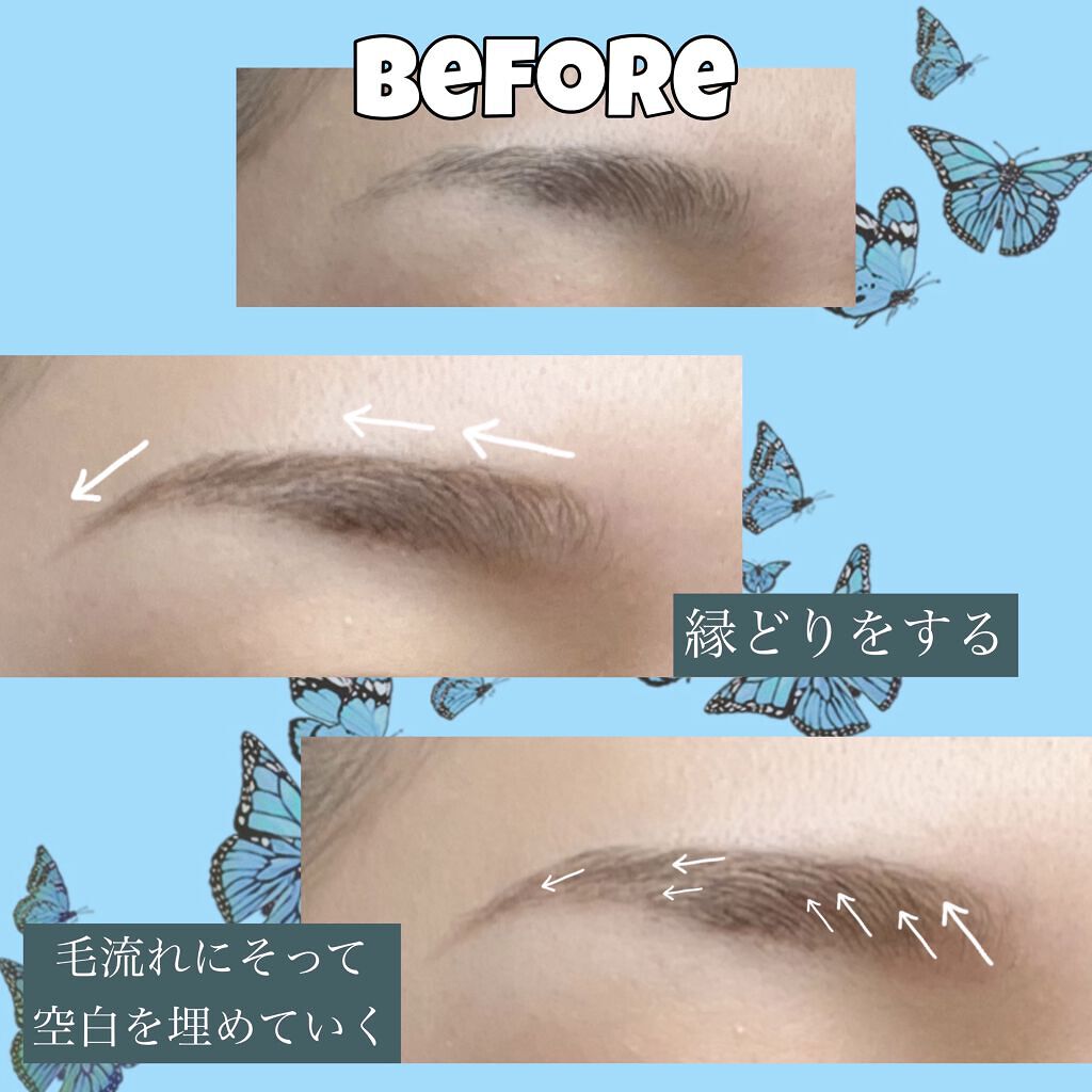 ノーズ＆アイブロウパウダー/CEZANNE/パウダーアイブロウを使ったクチコミ（2枚目）