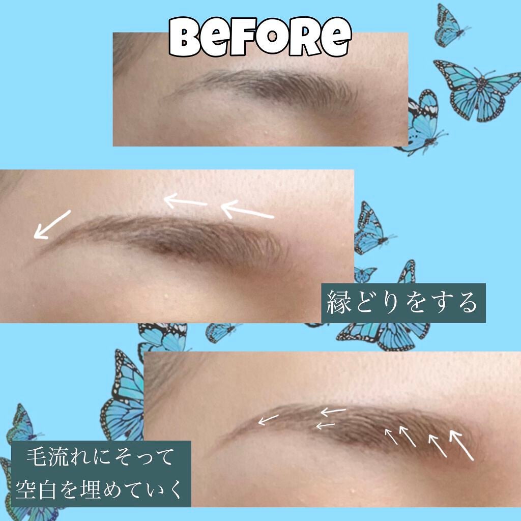 ノーズ&アイブロウパウダー/CEZANNE/パウダーアイブロウを使ったクチコミ(2枚目)