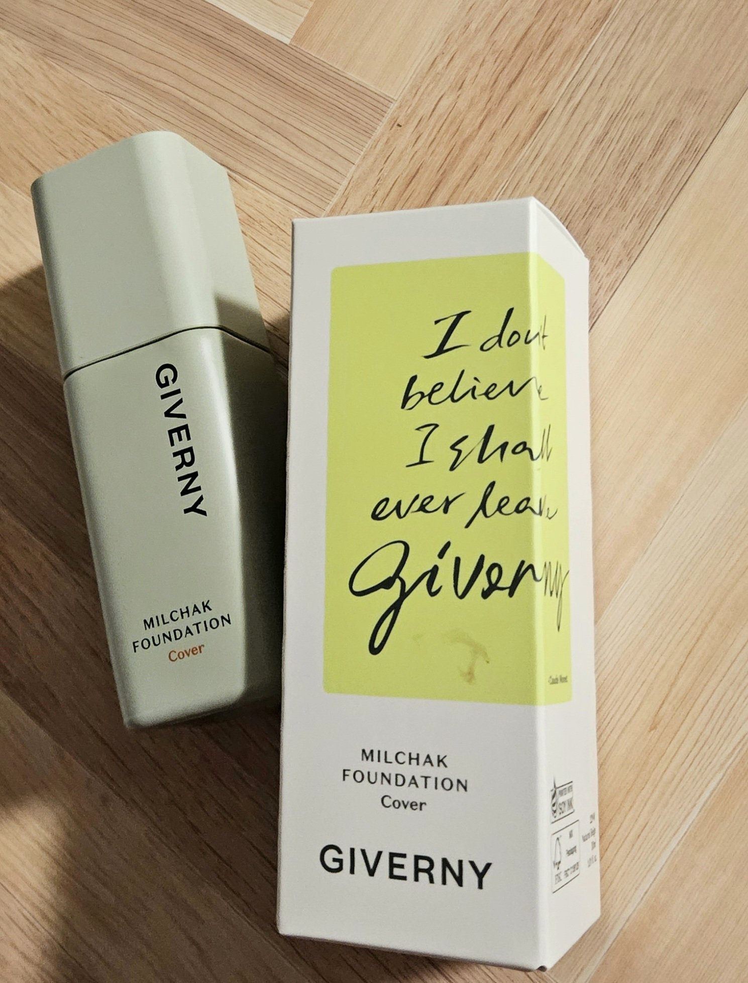 ジヴェルニー 密着カバーファンデーション/GIVERNY/リキッドファンデーションを使ったクチコミ（2枚目）