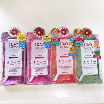 1DAY TATTOO プロキャスト ザ・アイライナー PM ピスタチオミルク/K-パレット/リキッドアイライナーを使ったクチコミ(1枚目)