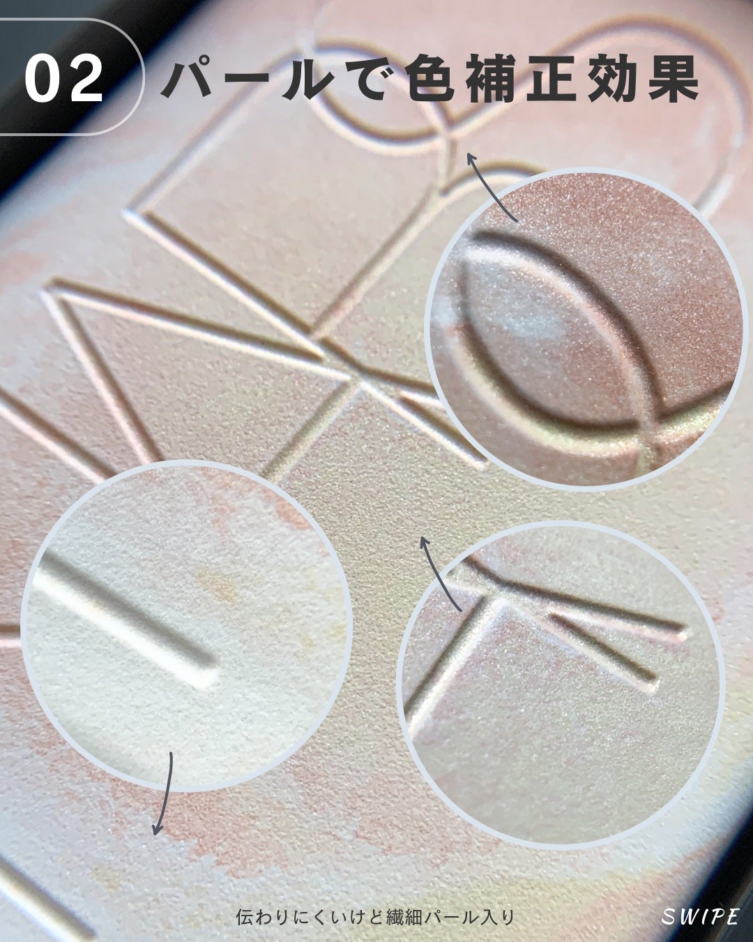 ライトリフレクティング プリズマティックパウダー/NARS/プレストパウダーを使ったクチコミ(3枚目)