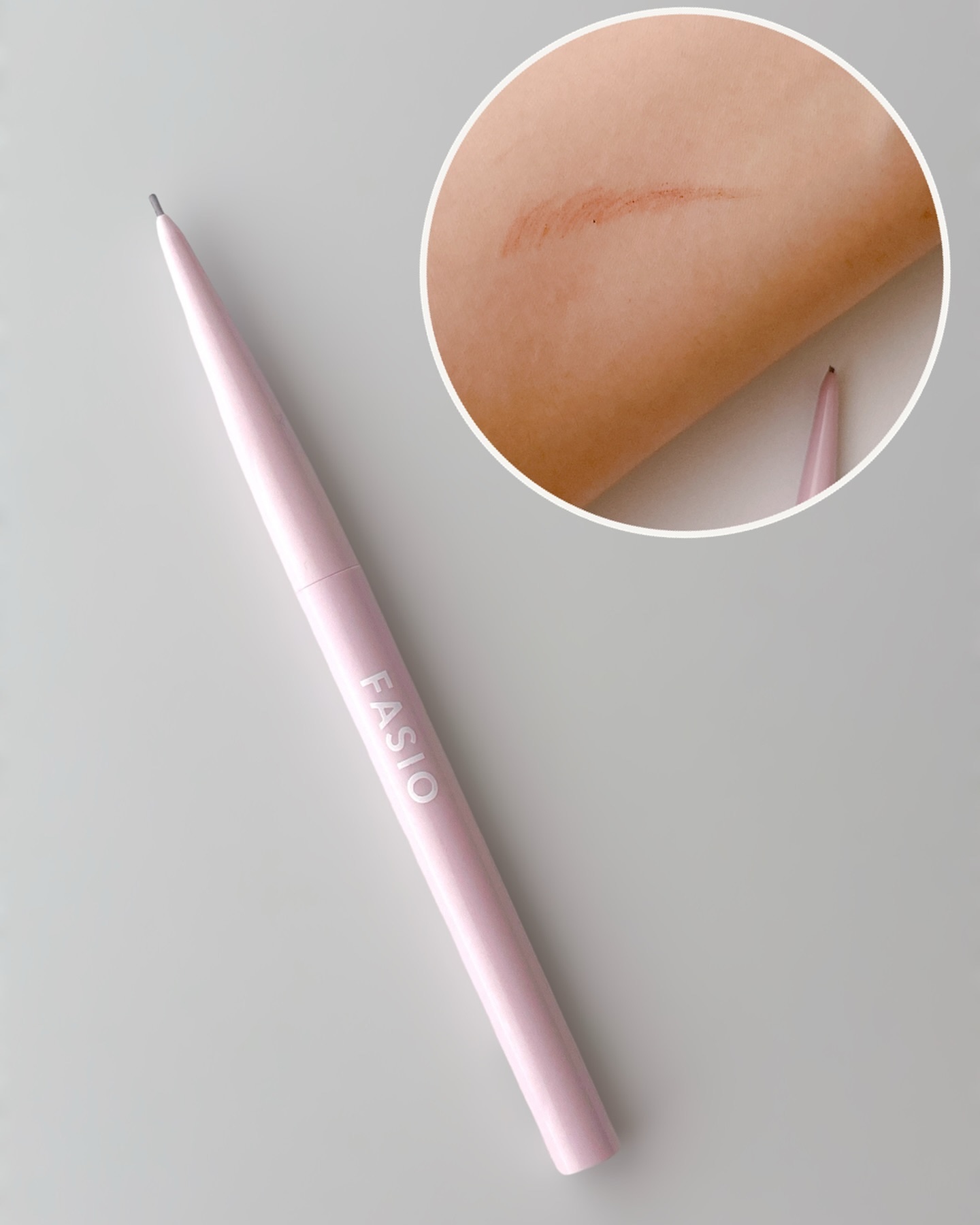 ウォータープルーフ アイブロウ(超極細芯) 02 ブラウン/FASIO/アイブロウペンシルを使ったクチコミ（3枚目）