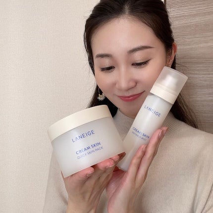 クリームスキン クイックスキンパック/LANEIGE/シートマスク・パックを使ったクチコミ(4枚目)