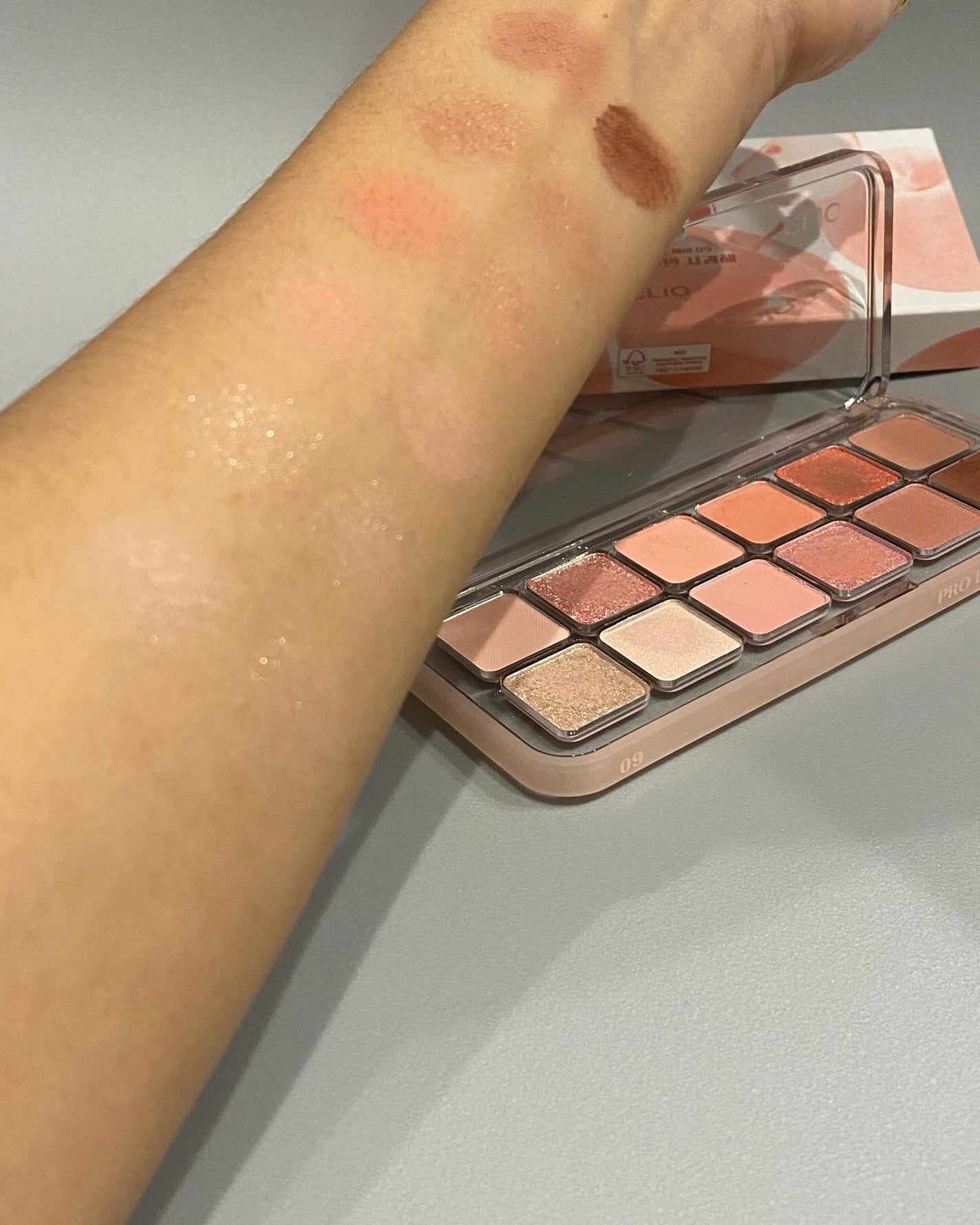 プロ アイ パレット エアー/CLIO/アイシャドウパレットを使ったクチコミ(6枚目)