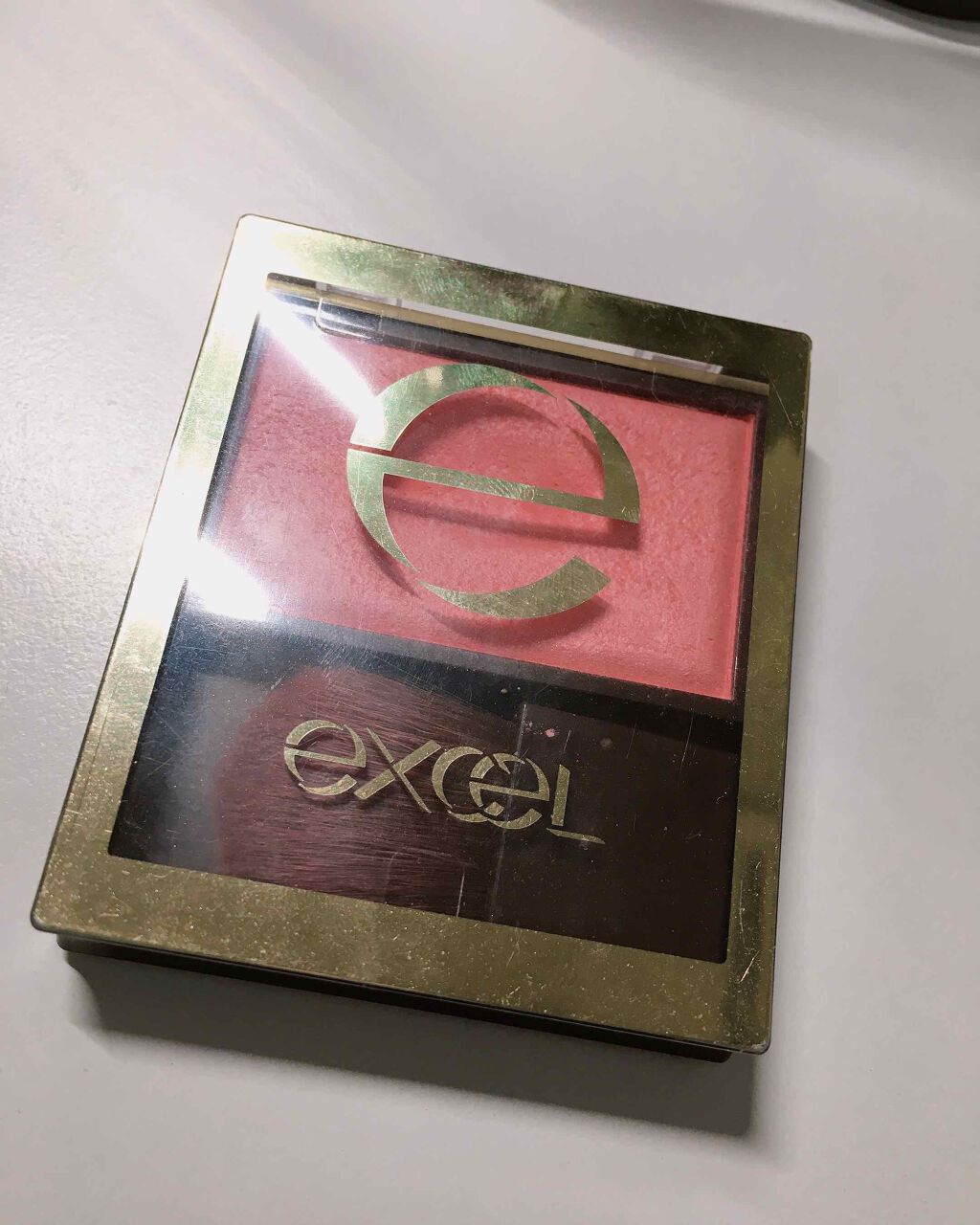 スキニーリッチチーク/excel/パウダーチークを使ったクチコミ（3枚目）