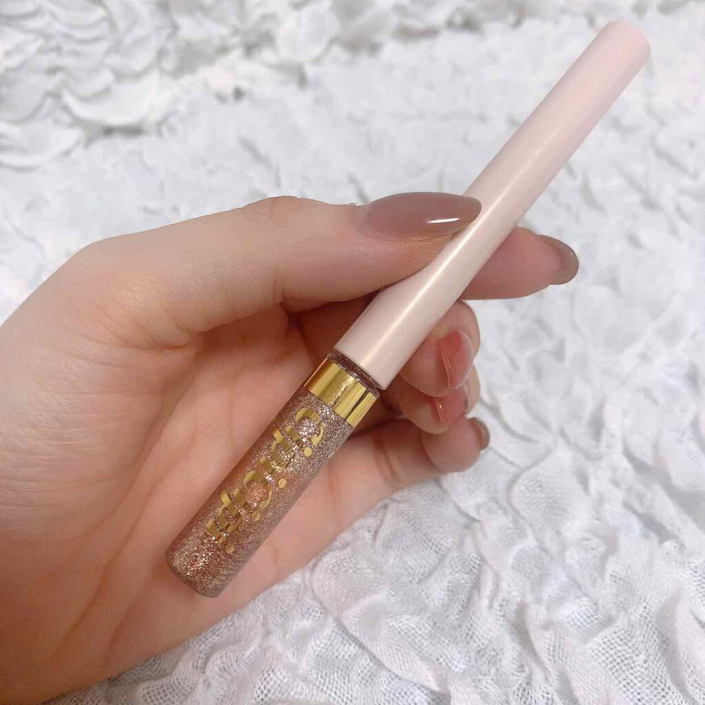 グリッターイルミネーションライナー/CipiCipi/リキッドアイライナーを使ったクチコミ（3枚目）