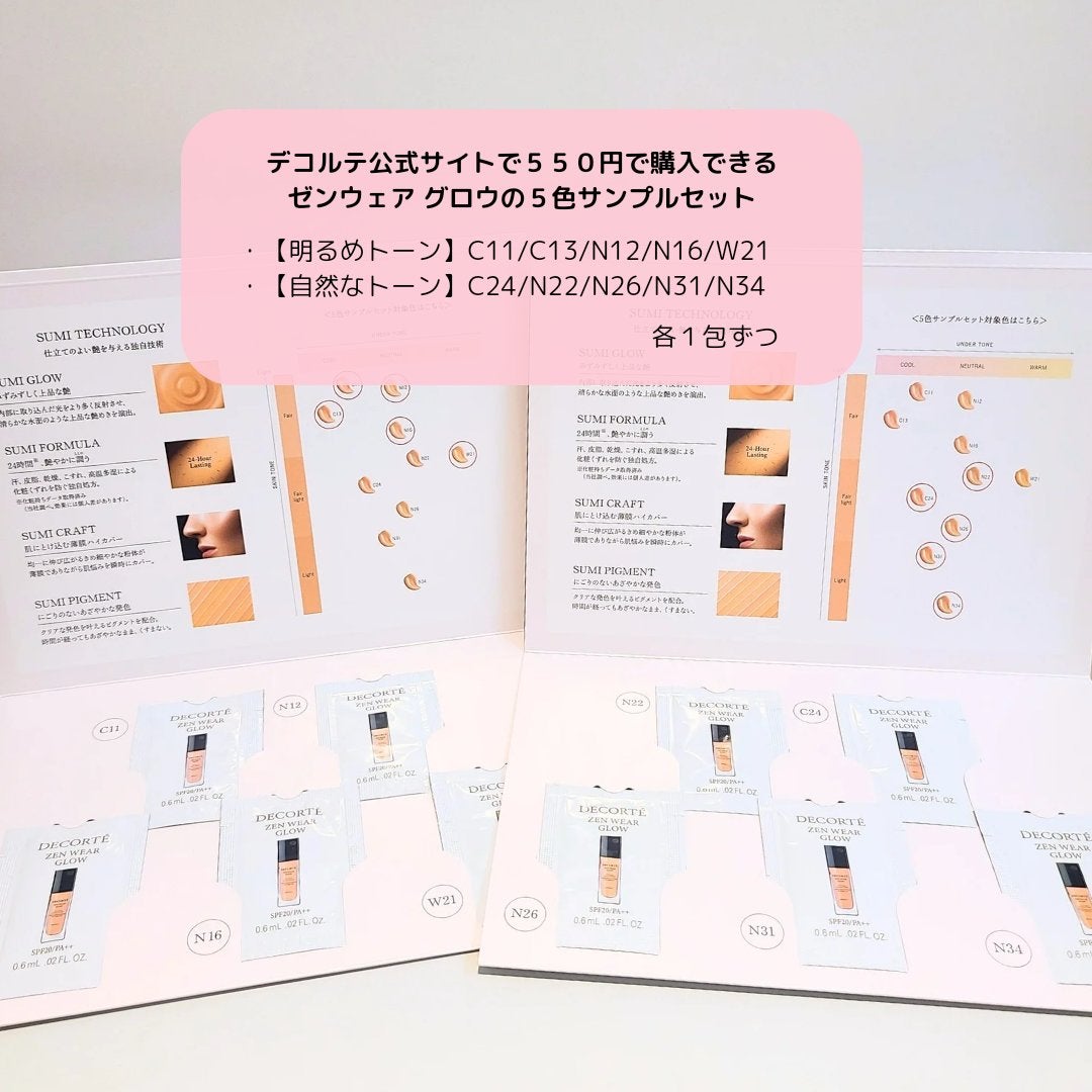 DECORTÉのリキッドファンデーション ゼン ウェア フルイド&ゼン DECORTÉのリキッドファンデーション ゼン ウェア フルイド&ゼン
