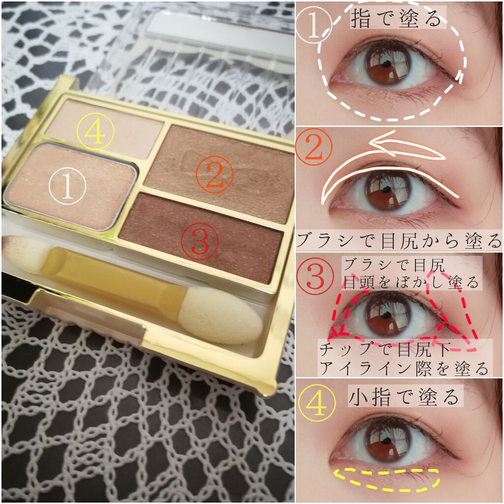 シャイニードルチェシャドウ/スウィーツ スウィーツ/アイシャドウパレットを使ったクチコミ（2枚目）