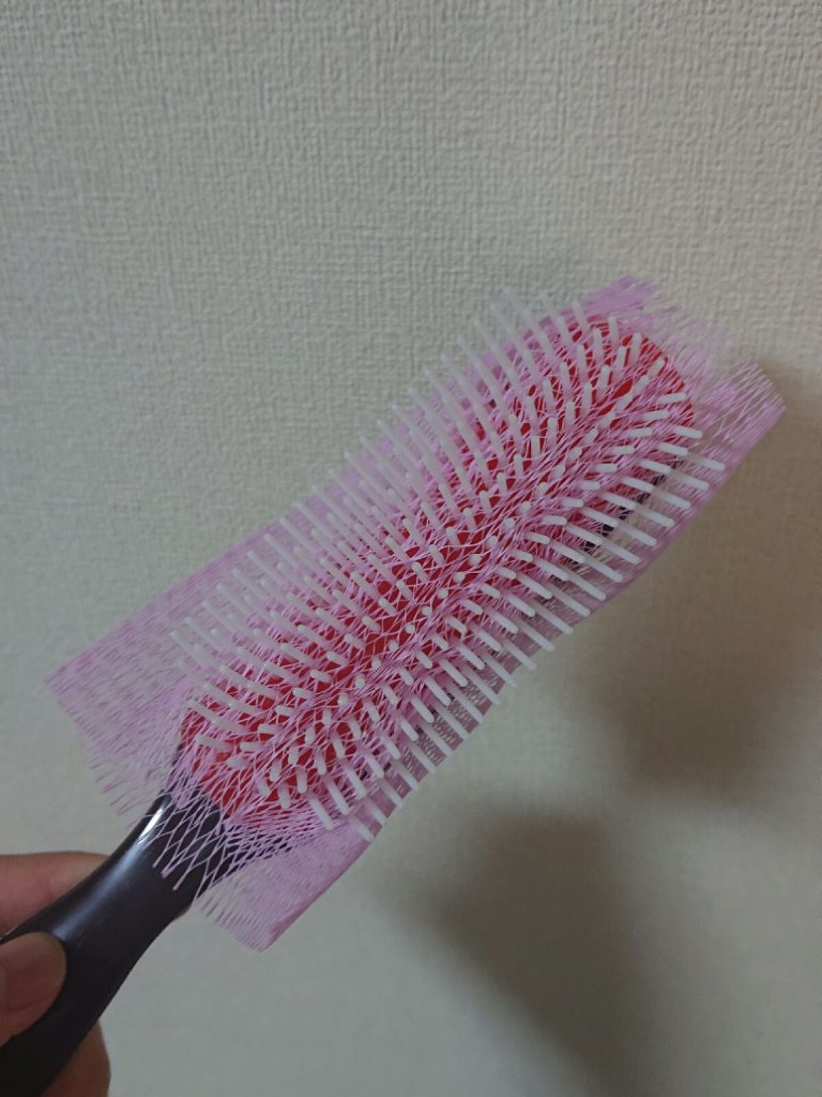 ブラシケアネット/DAISO/ヘアケアグッズを使ったクチコミ(2枚目)