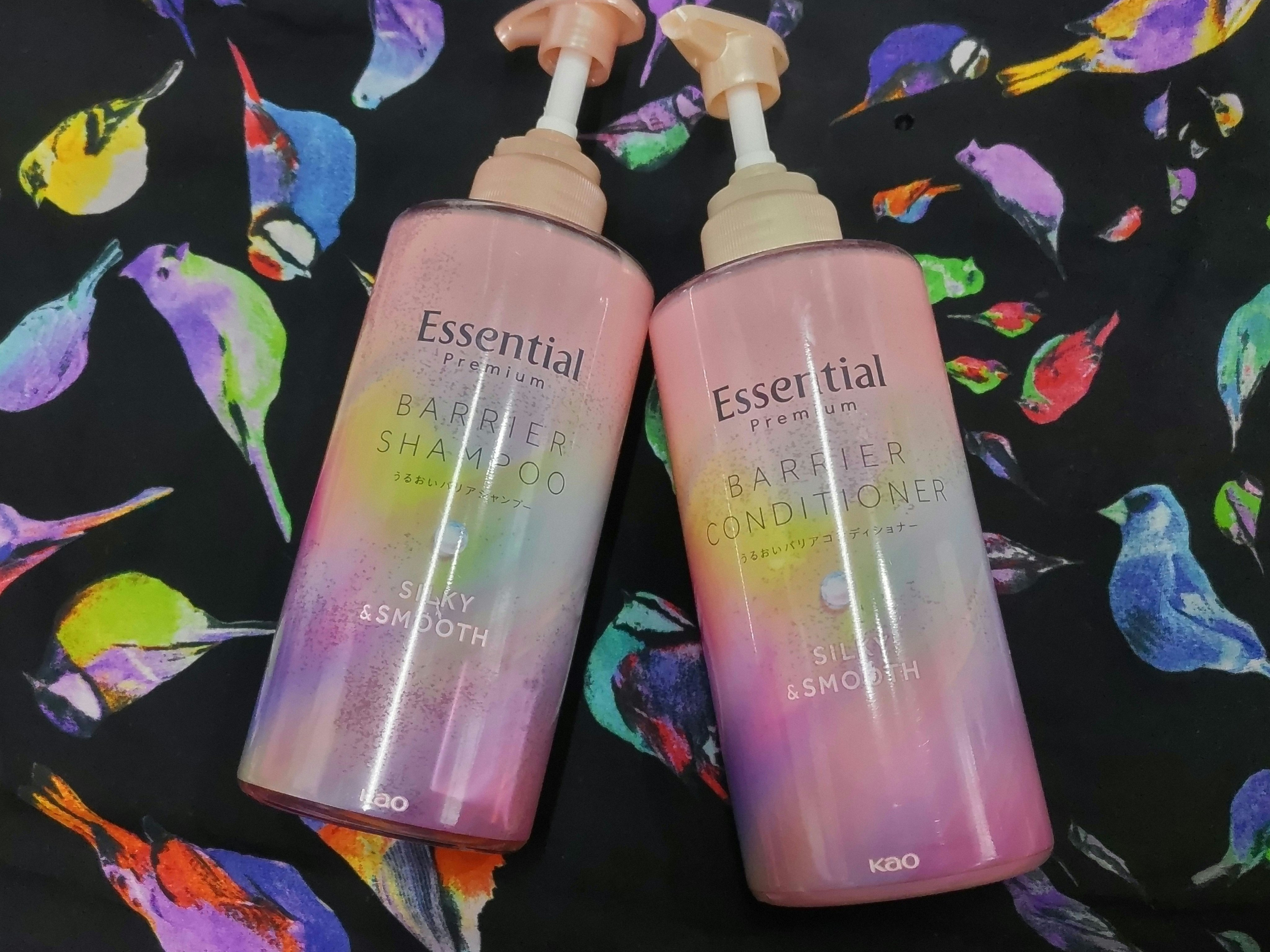 エッセンシャルプレミアム バリアシャンプー・コンディショナー シルキー＆スムース/エッセンシャル/市販シャンプーを使ったクチコミ（2枚目）