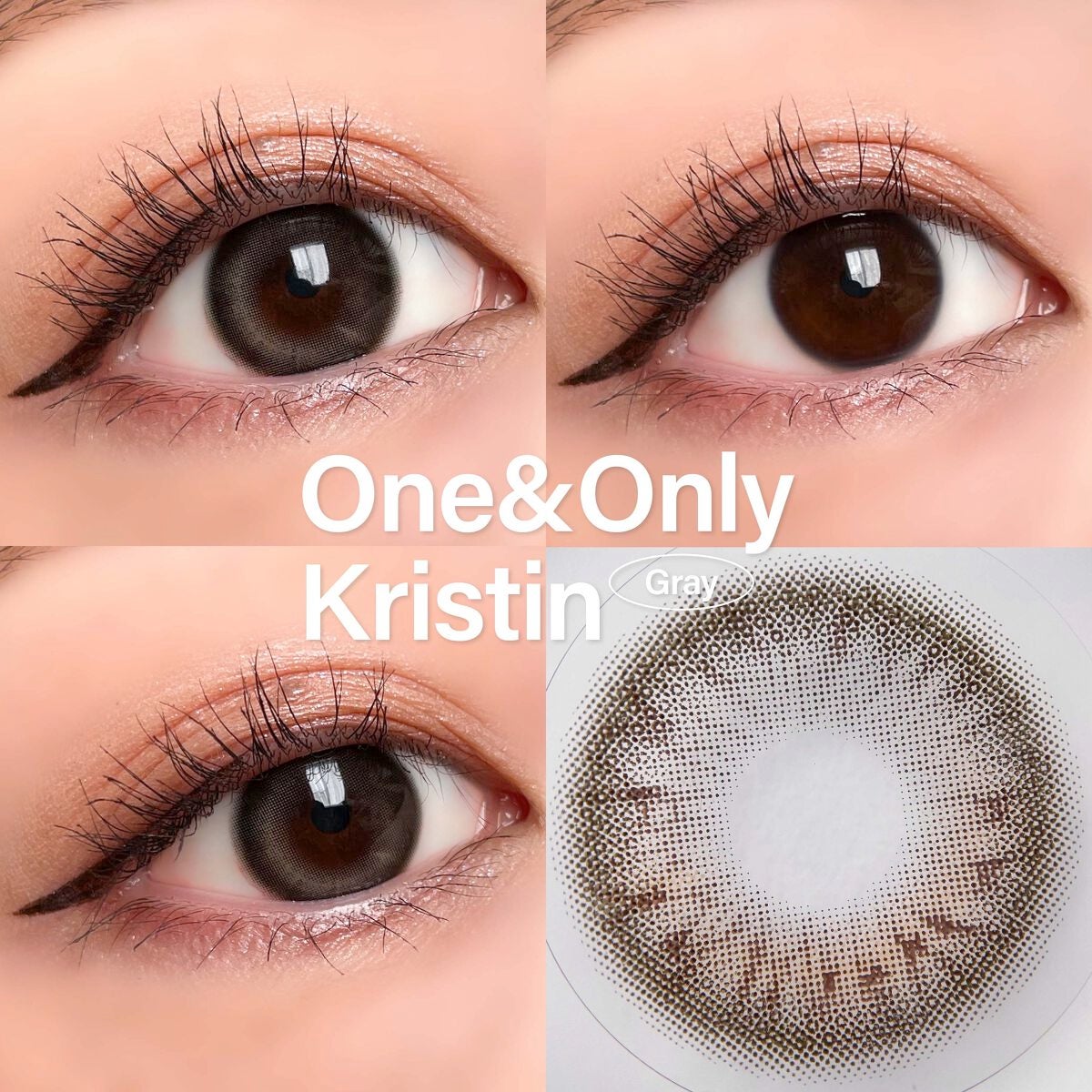 One & Only Kristin/Hapa kristin/カラーコンタクトレンズを使ったクチコミ(4枚目)