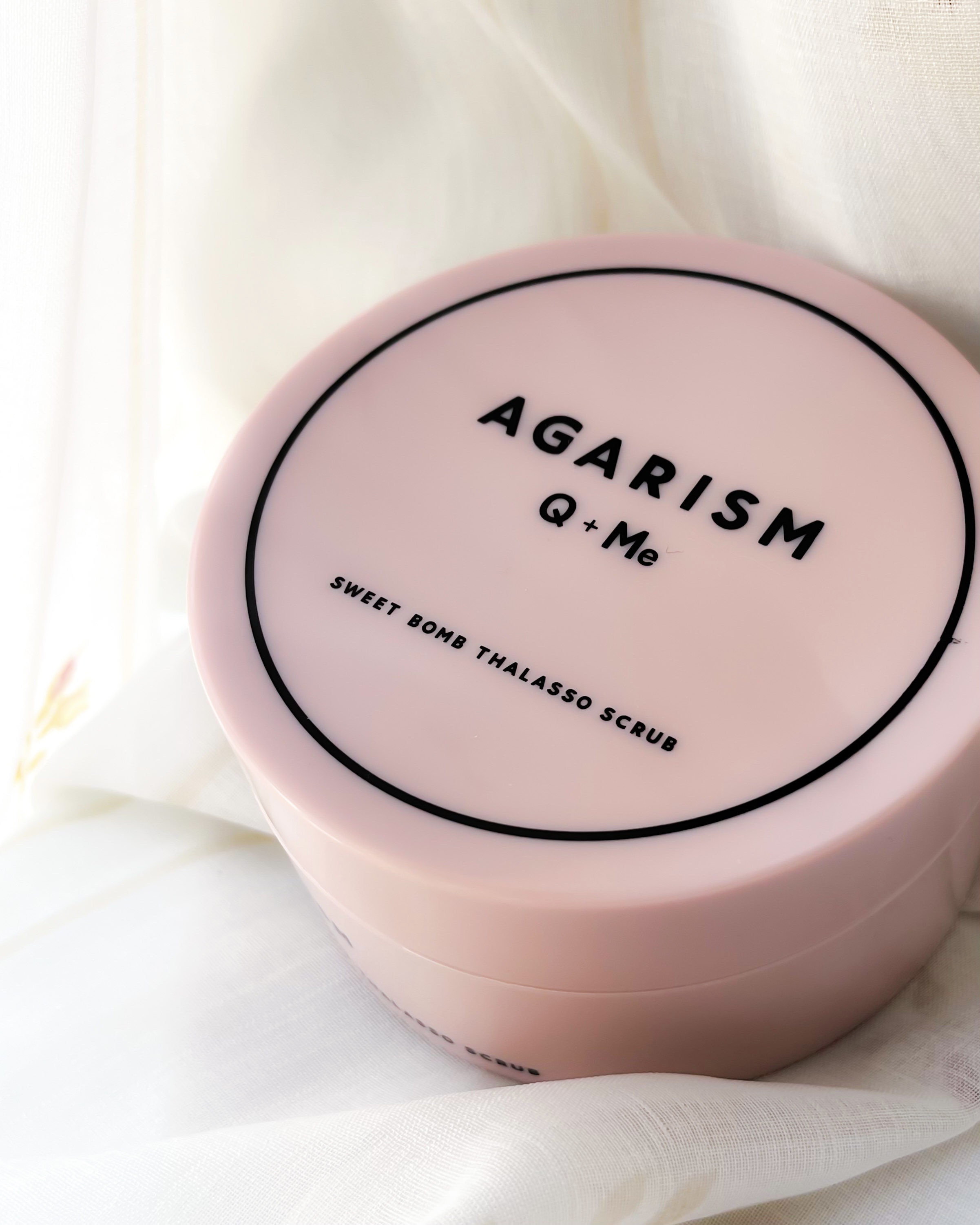 Q+Me スウィート ボム タラソ スクラブ/AGARISM/バストケア・ヒップケアを使ったクチコミ（2枚目）