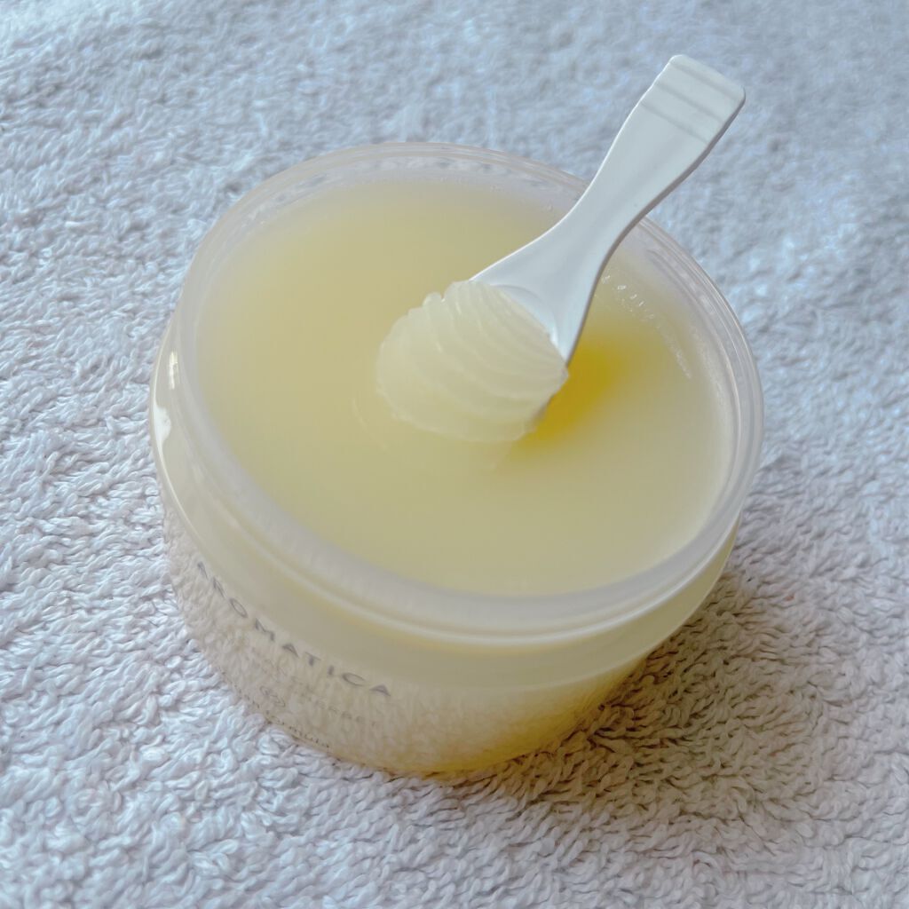 オレンジクレンジングシャーベット/AROMATICA/クレンジングバームを使ったクチコミ(3枚目)