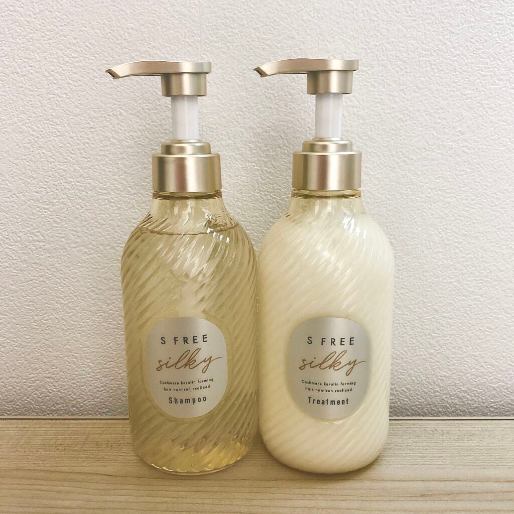 シャンプー シルキースムース/トリートメント シルキースムース /S FREE/市販シャンプーを使ったクチコミ(1枚目)