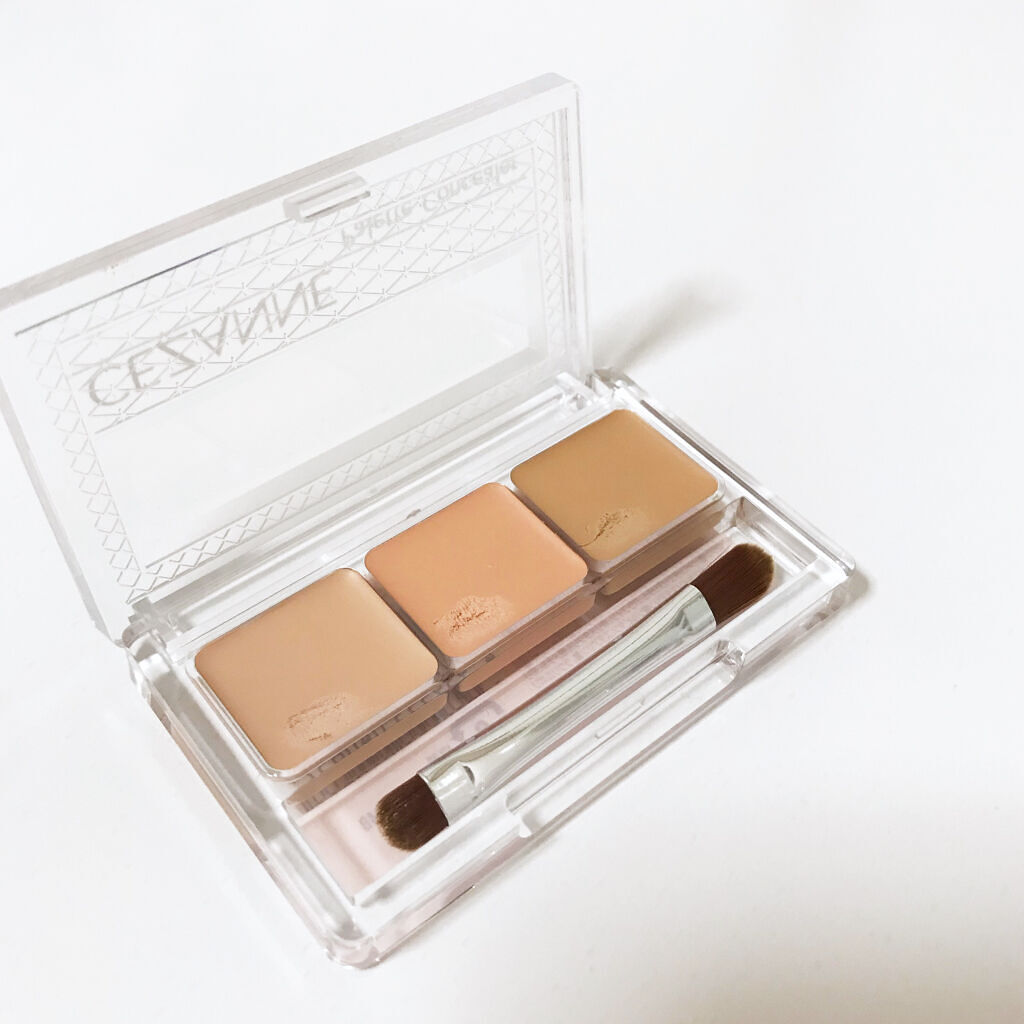 パレットコンシーラー/CEZANNE/パレットコンシーラーを使ったクチコミ（2枚目）