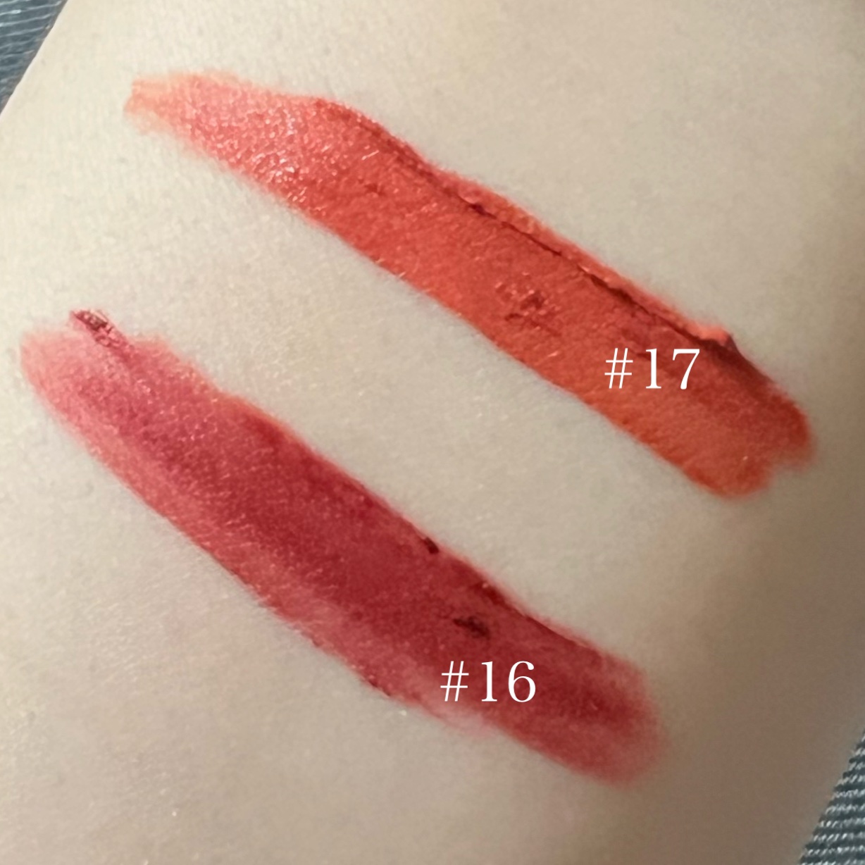 ゼロベルベットティント/rom&nd/リップティントを使ったクチコミ（2枚目）