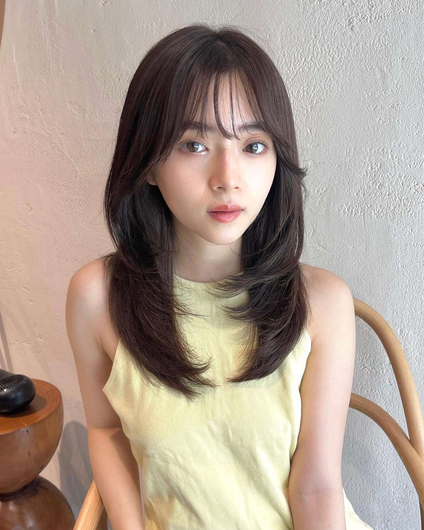 HARUNA on LIPS 「たっぷりレイヤー♡鎖骨辺りからスタートした、大人上品なレイヤー..」(2枚目)