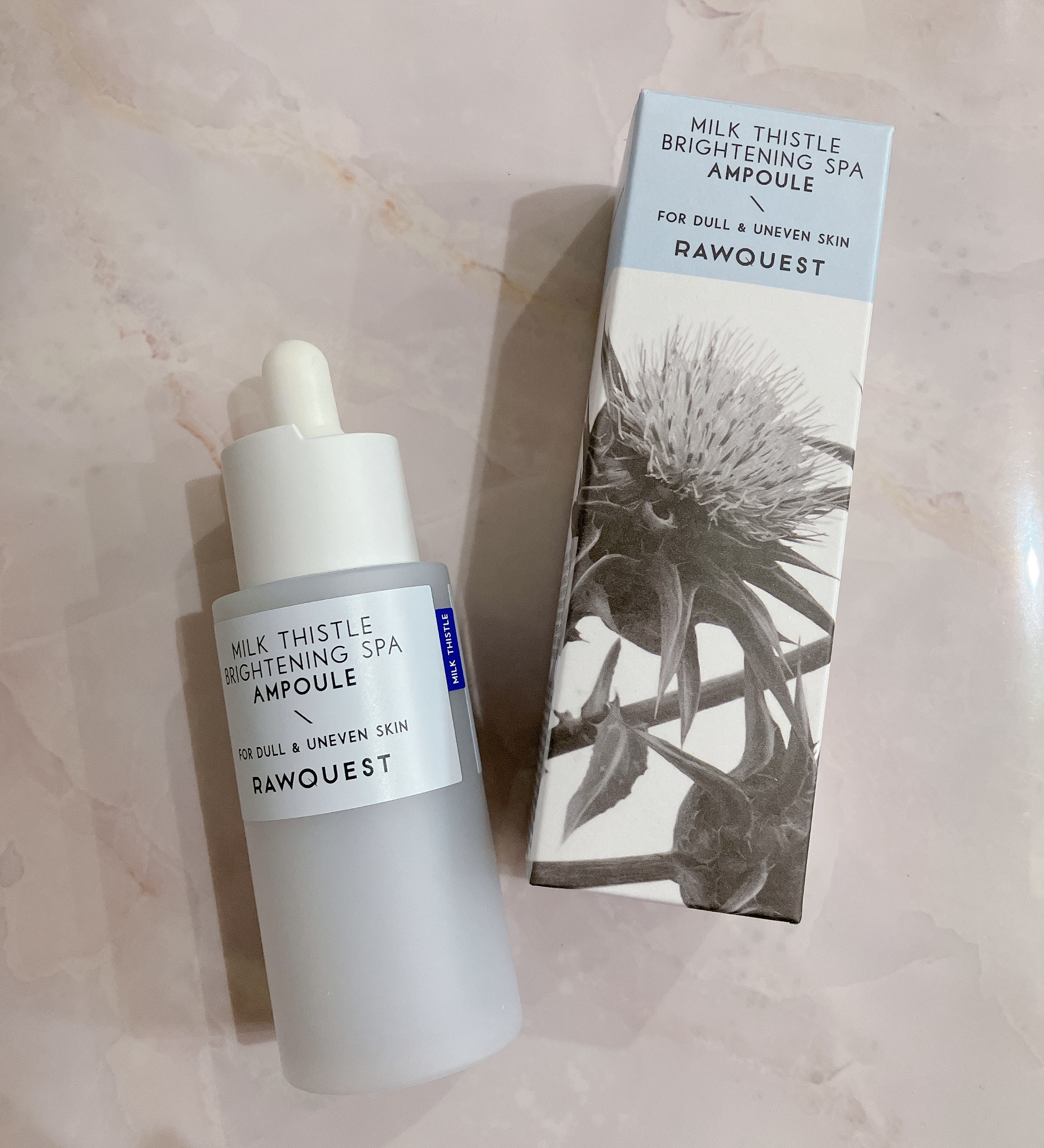 ミルクシスルブライトニングスパ アンプル/RAWQUEST/美容液を使ったクチコミ（1枚目）