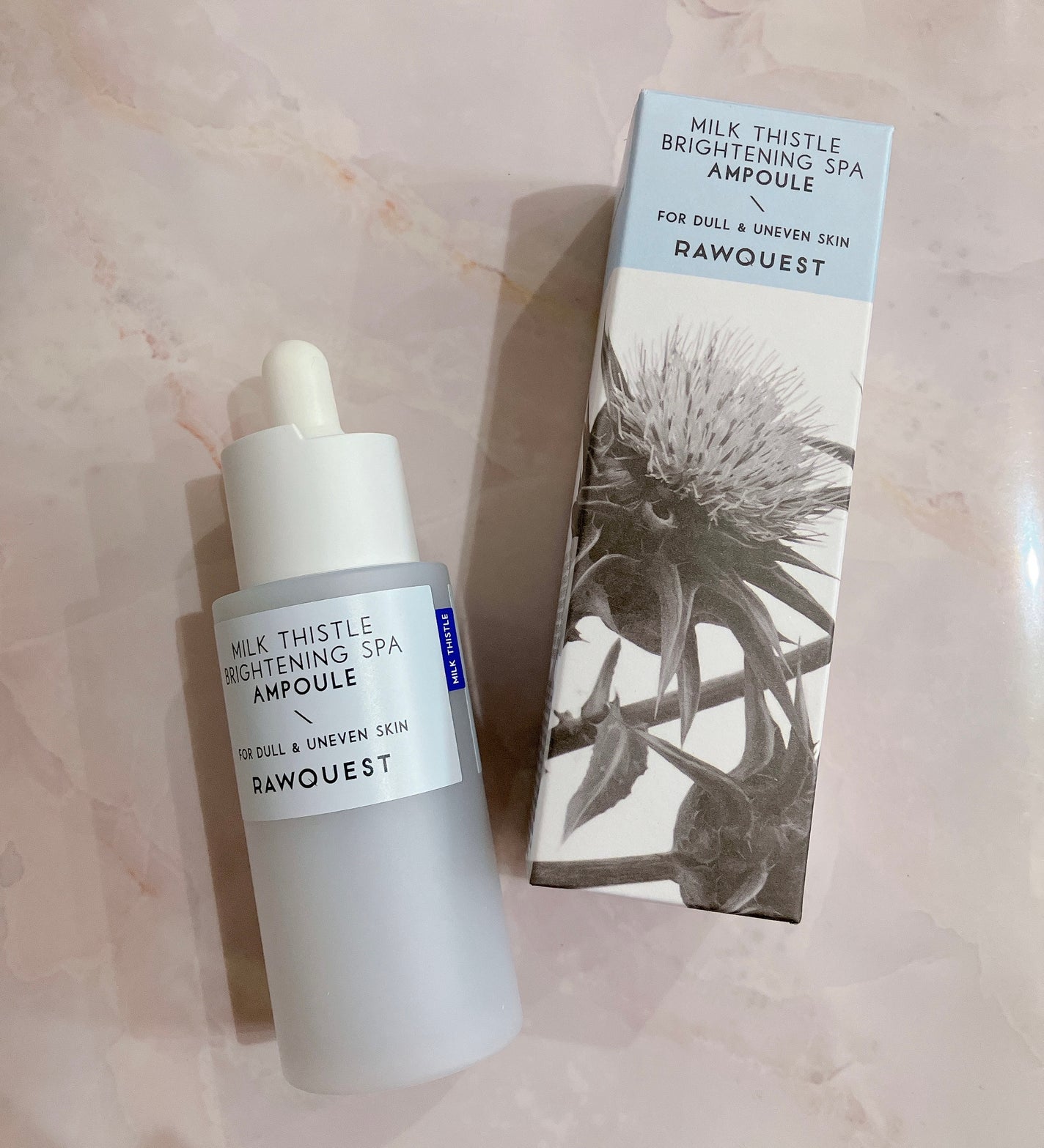 ミルクシスルブライトニングスパ アンプル/RAWQUEST/美容液を使ったクチコミ(1枚目)