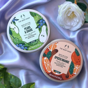 THE BODY SHOP ボディバター　 スパイスドオレンジのクチコミ「【ザボディショップのホリデーの香り🎄】

THE BODY SHOP
ボディバター ペア/ボデ.....」（1枚目）