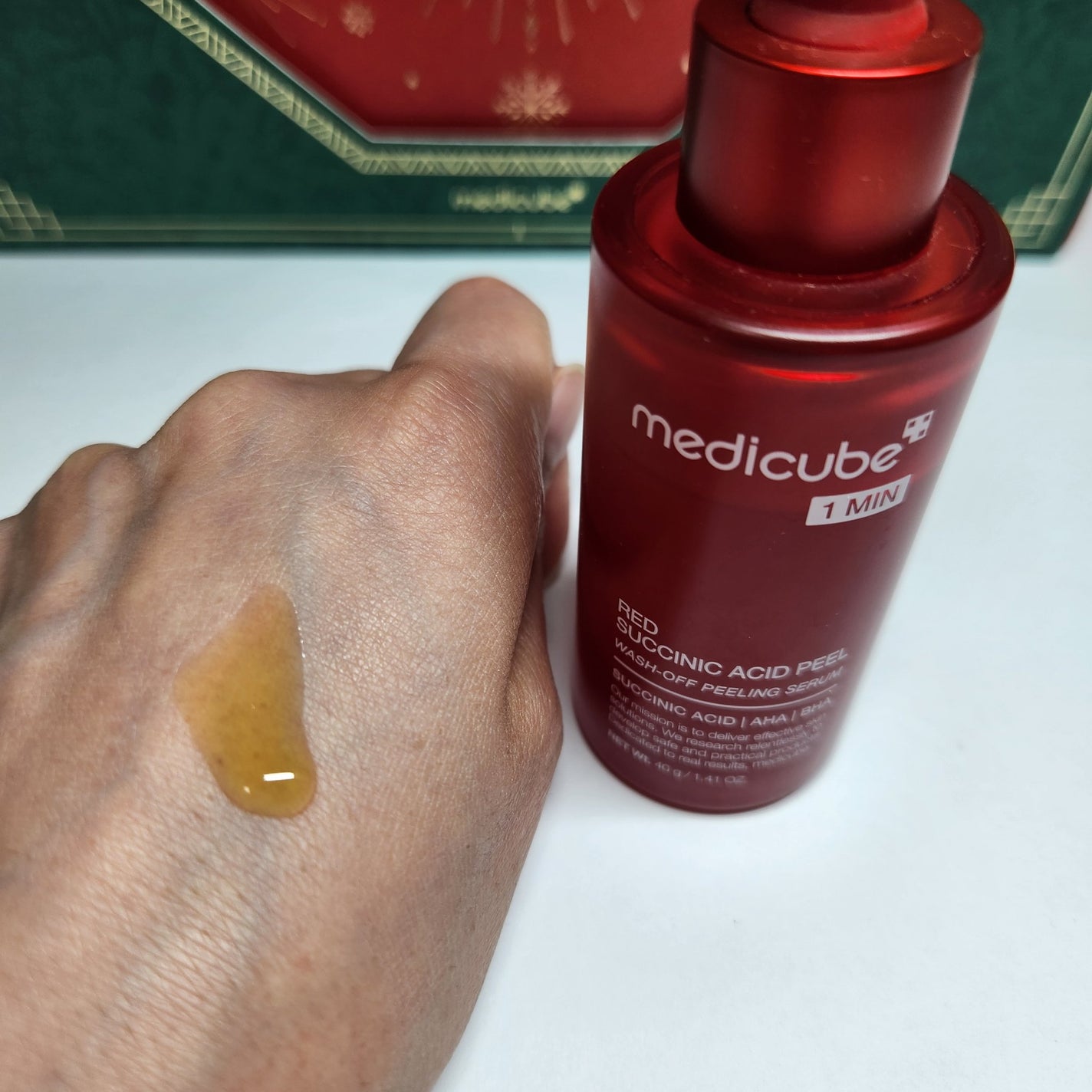 レッドアクネピーリングセラム/MEDICUBE/美容液を使ったクチコミ(3枚目)