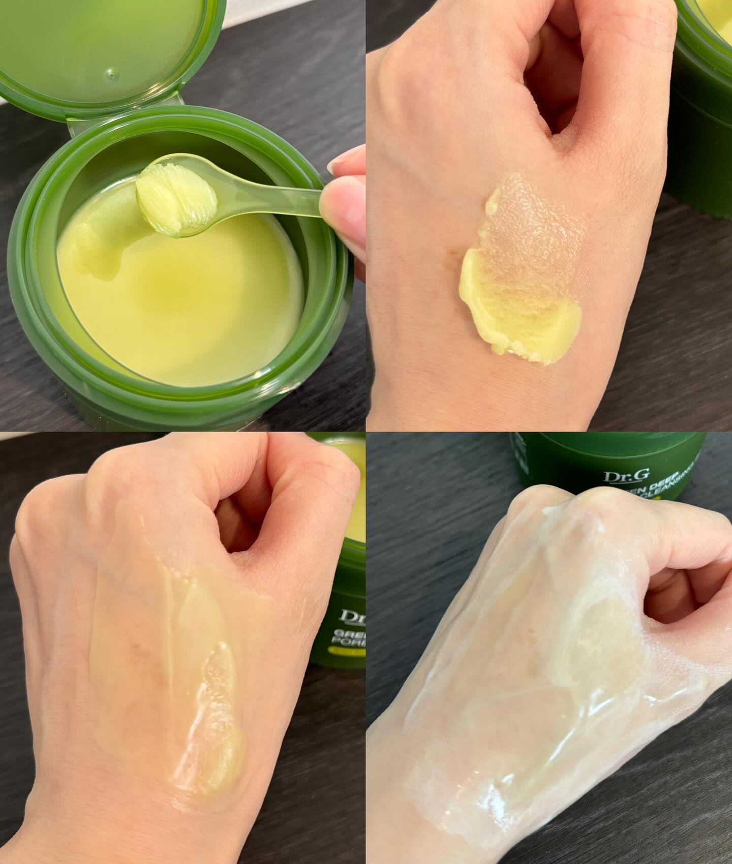 グリーンディープポアクレンジングバーム/Dr.G/クレンジングバームを使ったクチコミ（3枚目）