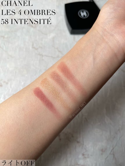 レ キャトル オンブル/CHANEL/アイシャドウパレットを使ったクチコミ(2枚目)