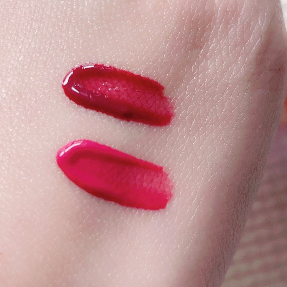 フルーティーグラムティント ミニデュオ/Laka/リップティントを使ったクチコミ(7枚目)